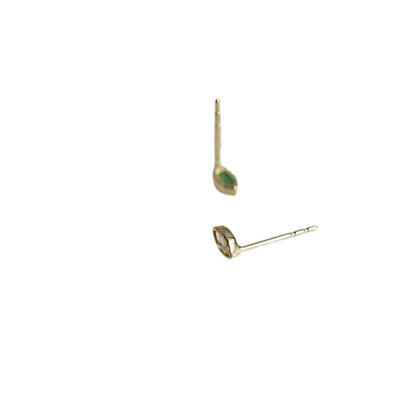 Geometrijske naušnice, 925 srebro, pozlaćene 14K zlatom, elektroplatiniranje, za žene (Materijal: 925 srebro; Premaz: 14K zlato; Obrada: elektroplatiniranje; Dizajn: Geometrijski; Za: žene)