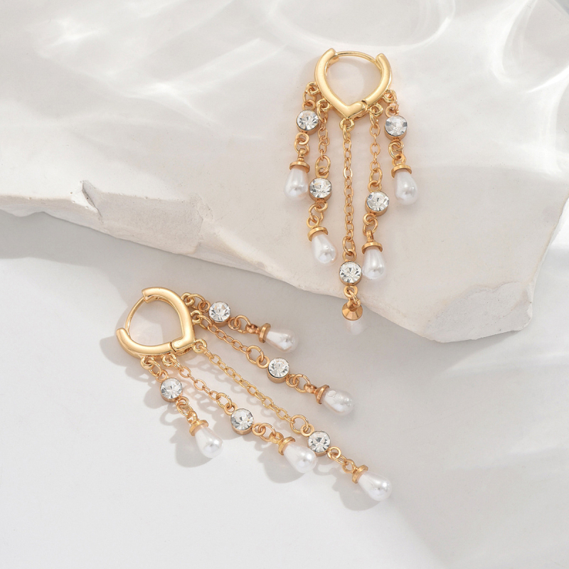 Naušnice srcolnog oblika od cinkovog legura, elektroplatirane, jednostavan zatvarač za uho, proljeće 2025 (srcolični oblik; cinkov legura; elektroplatirano; jednostavan zatvarač; proljeće 2025)