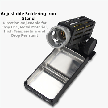 Lituoklio laikiklis ST-90, metalinis laikiklis litavimui, 220V, naudojimas: suvirinimas ir techninė priežiūra