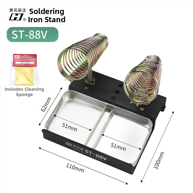 Lituoklio laikiklis ST-90, metalinis laikiklis litavimui, 220V, naudojimas: suvirinimas ir techninė priežiūra