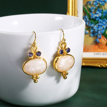 Geometriai stílusú fülbevalók (Anyag: ötvözet; Stílus: Fashion OL; Uniszex; Megjelenés: 2025 tavasza)