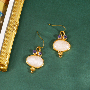 Geometriai stílusú fülbevalók (Anyag: ötvözet; Stílus: Fashion OL; Uniszex; Megjelenés: 2025 tavasza)