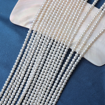 Puhad mageveepärlid, peaaegu ümmargused, 140 tk umbes 39 cm niidil – Zhenzhen