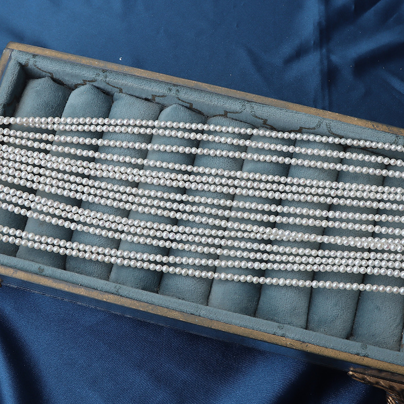 Puhad mageveepärlid, peaaegu ümmargused, 140 tk umbes 39 cm niidil – Zhenzhen