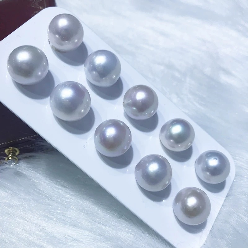 Edisoni mageveepärlid — peaaegu ümmargused paljad pärlid DIY ehete jaoks