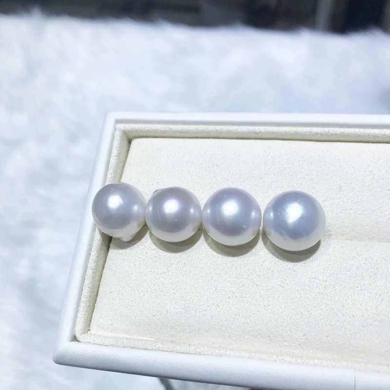 Edisoni mageveepärlid — peaaegu ümmargused paljad pärlid DIY ehete jaoks