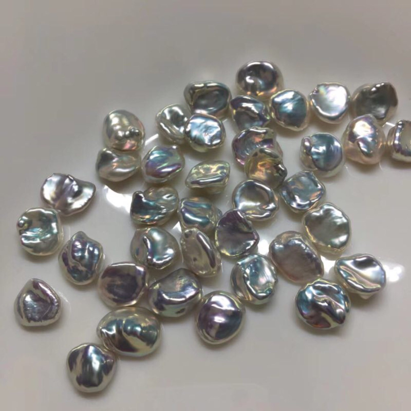 Keshi barokkpärlid – looduslikud mageveepärlid, stiil: paljas kivi, autentimise sertifikaat: puudub sertifikaat, nimekiri 2021 sügisel