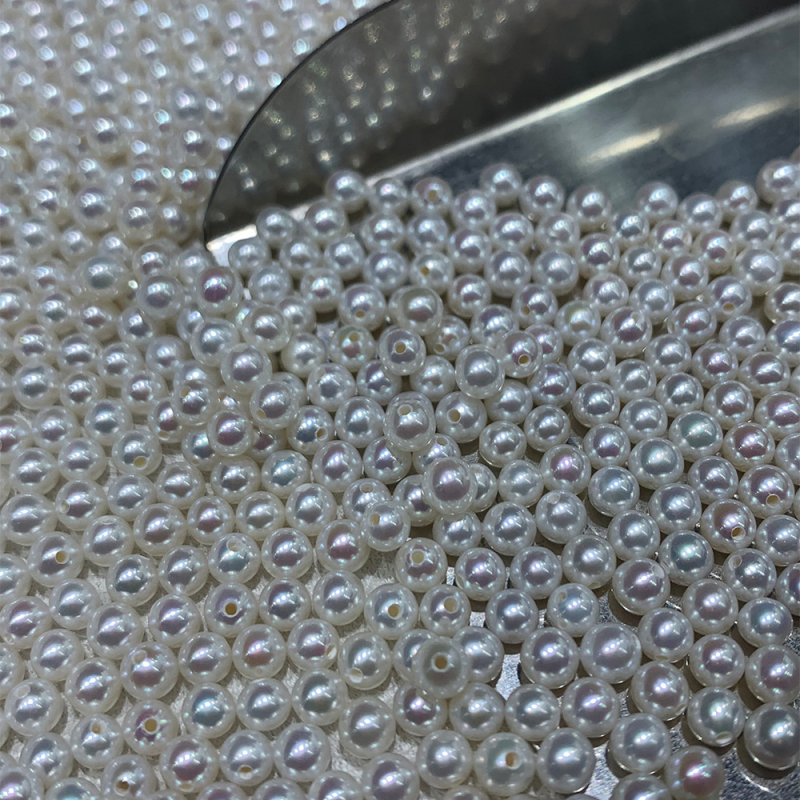 Mageveepärlid – ümmargused, poolpuuritud, poolvalmis DIY pärlid