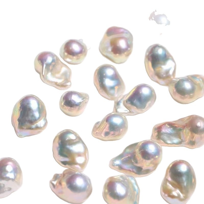 Barokssed merepärlitega kõrvarõngad – käsitöö, kalasaba kujundus, looduslikud pärlid, 2025 kevad