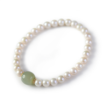 Narukvica od bisera, Polirano završna obrada, Unisex, Novi kineski stil, Geometrijski dizajn, Idealno poklon za putne uspomene