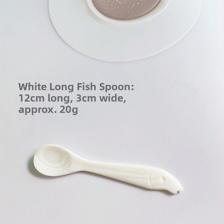 Perlų kriauklių šaukštas, rankų darbo, įgraviruotas, poliruotas paviršius, skirtas namų naudojimui – kavos ir desertų maišymui