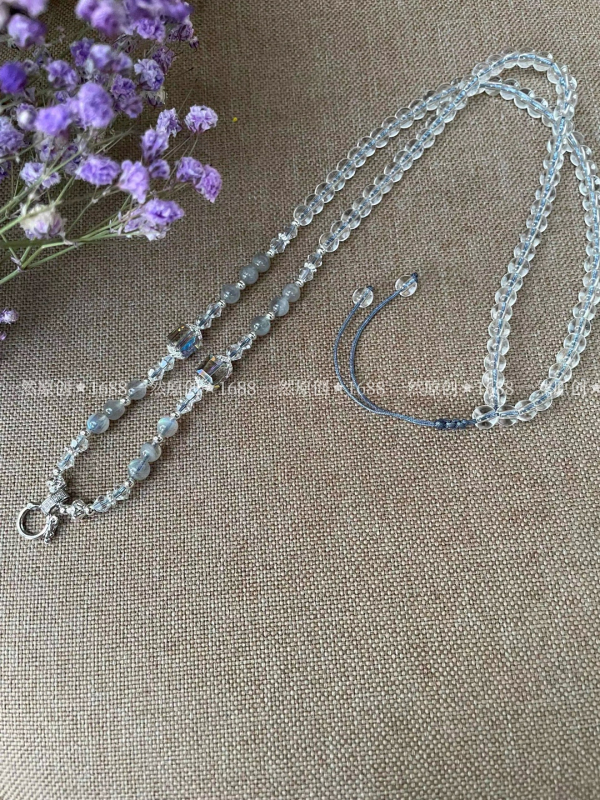 Colier din material perlat, finisaj electroplacat, pandantiv din cupru, lansare primăvara 2025, stil Ins