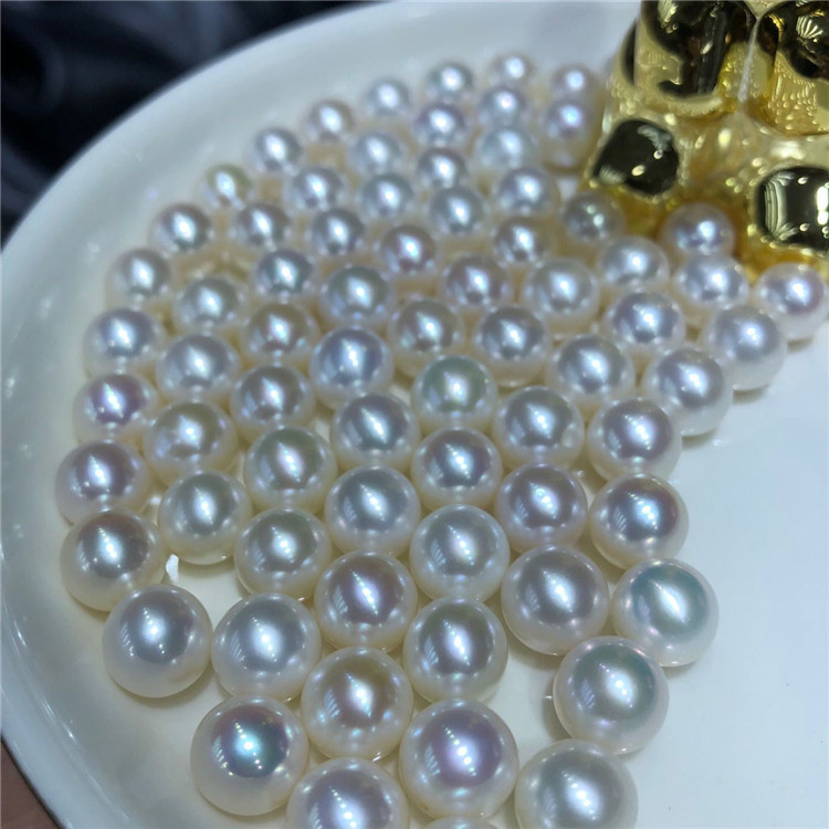 10-12 mm prirodne slatkovodne bisere, okrugle perle, AAAA+ kvalitete, za DIY, poluprobijene bisere