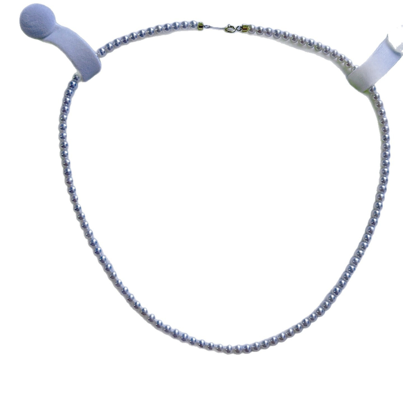 Colier din perle naturale de apă dulce, formă circulară perfectă, certificat GRC, închizătoare din aur 18K, lansare toamnă 2025.