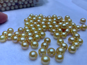 Mărgele Crystal Gold Ornaments, stil Naked Stone, perle de apă dulce, fără certificat, fără service post-vânzare