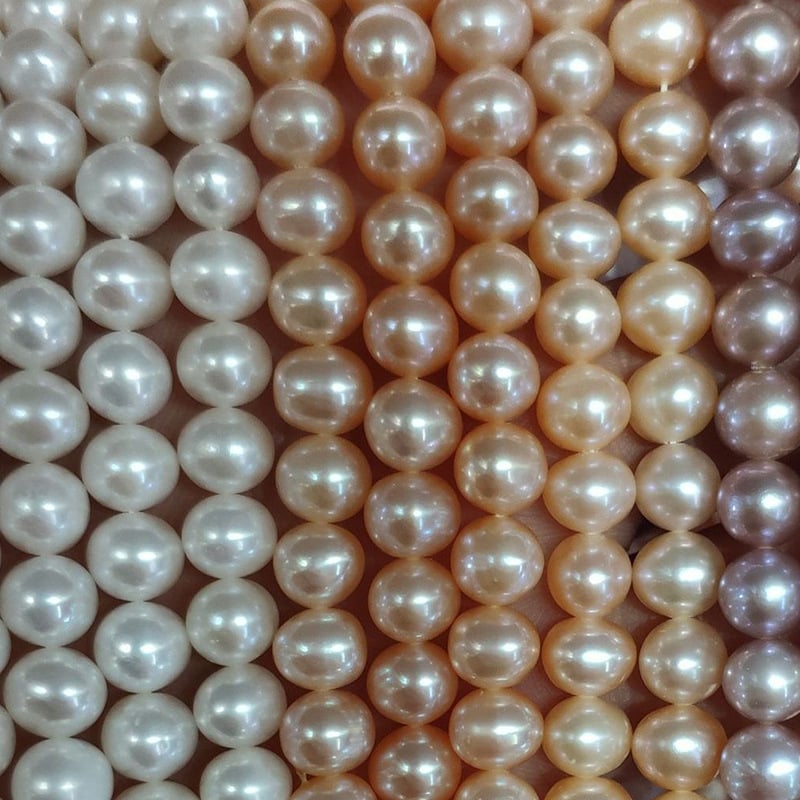 Neobrađene slatkovodne bisere, stil krumpirovih zrna, kvaliteta 3A+, jaki sjaj, male mane