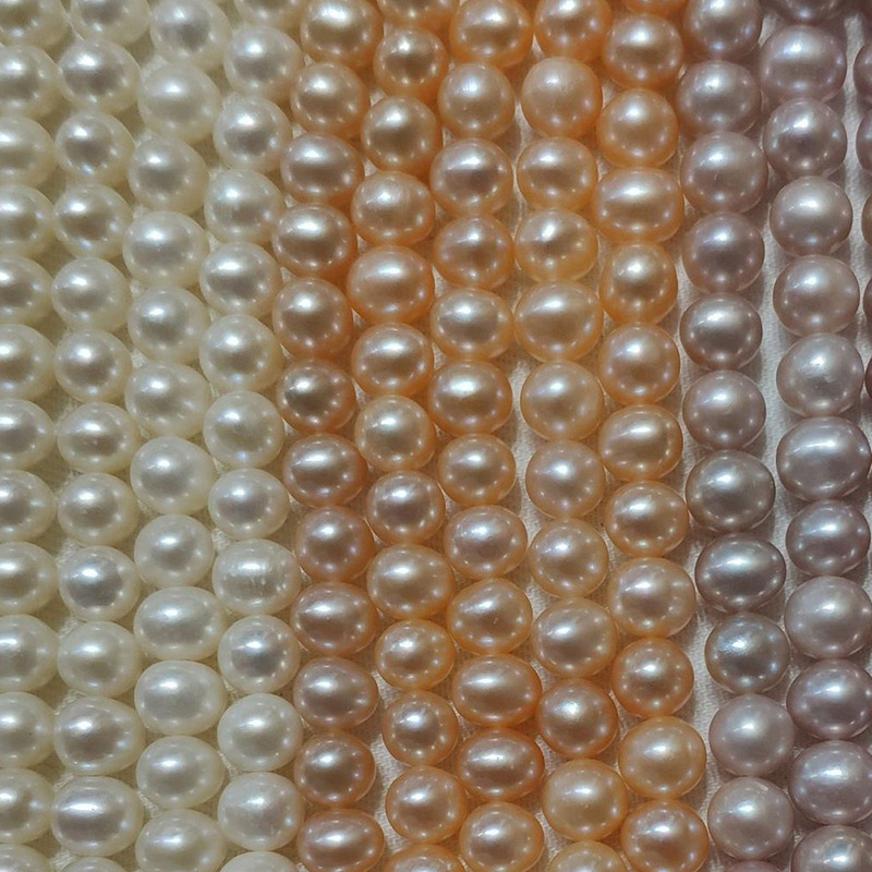 Neobrađene slatkovodne bisere, stil krumpirovih zrna, kvaliteta 3A+, jaki sjaj, male mane