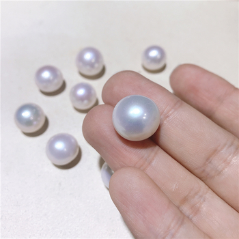 Prirodne bijele slatkovodne perle, 12–14 mm, okrugle slobodne perle za DIY nakit