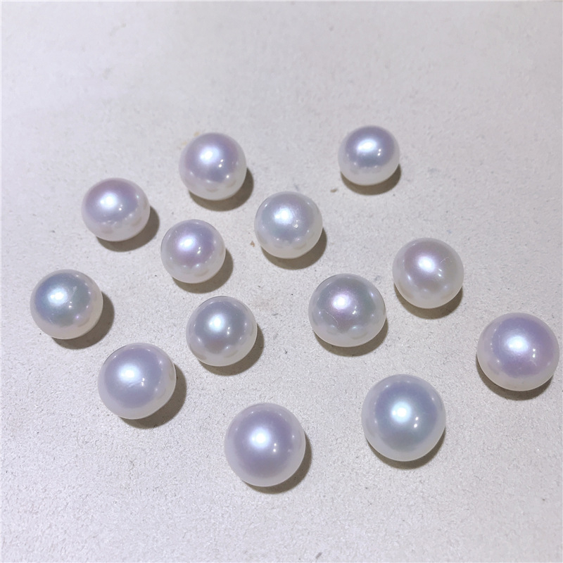 Prirodne bijele slatkovodne perle, 12–14 mm, okrugle slobodne perle za DIY nakit