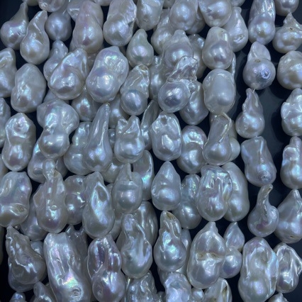 Baroque slatkovodne gole perle – oblik repa ribe, asimetrične perle za DIY nakit, poluproizvod