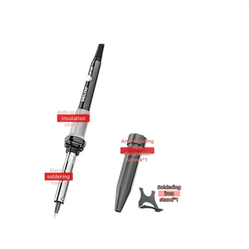 Delixi 60V litavimo įrankis su 907 galu, skirtas litavimui, desodavimui ir pirografijai