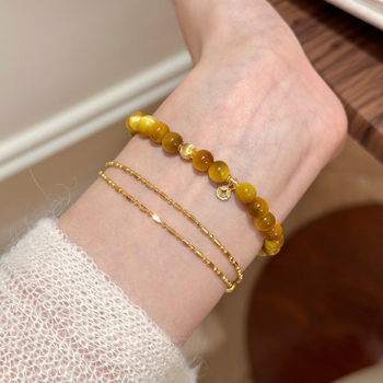 Narukvica od tigrovog oka, ručno izrađena, geometrijski oblik, za žene, dodatak na ruke