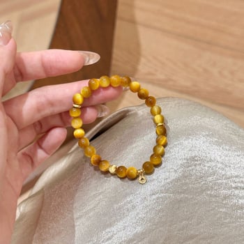 Narukvica od tigrovog oka, ručno izrađena, geometrijski oblik, za žene, dodatak na ruke