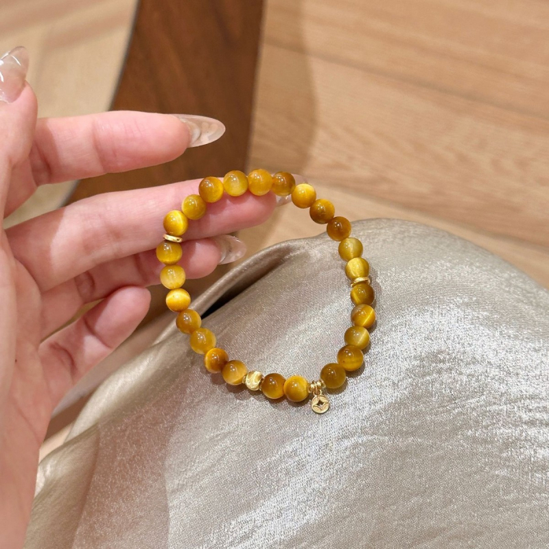 Narukvica od tigrovog oka, ručno izrađena, geometrijski oblik, za žene, dodatak na ruke