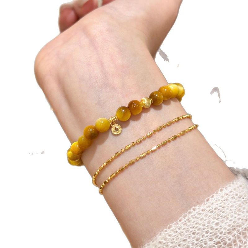 Narukvica od tigrovog oka, ručno izrađena, geometrijski oblik, za žene, dodatak na ruke