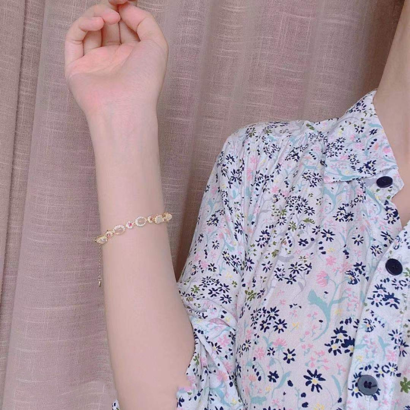 Narukvica s geometrijskim dizajnom, 925 srebro, elektroplatinirana, retro stil, za žene