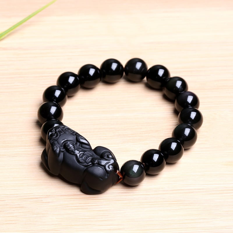 Narukvica od obsidijana, model životinja/zodijak, religijski/totemski stil