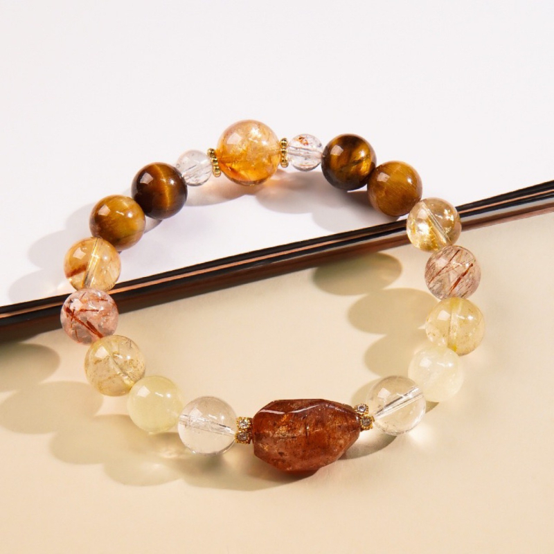 Crystal Wing Narukvica od prirodnog kristala, ručno izrađena, unisex – Super Seven kristali