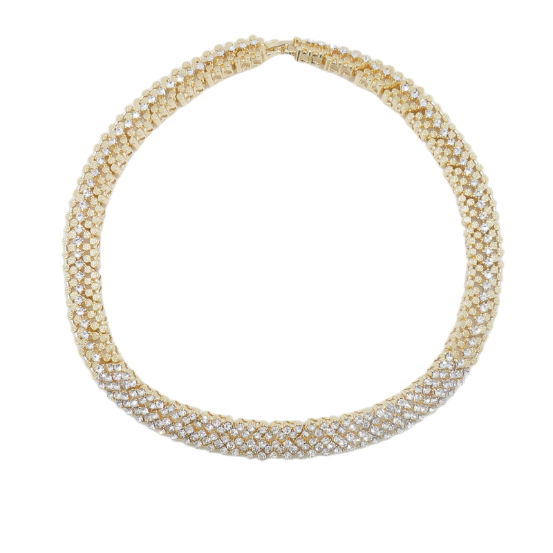 Set de bijuterii de mireasă: brățară, colier și cercei din aliaj, lanț din aliaj și pandantiv din aliaj cu modele Cruce / Coroană / Numeral roman