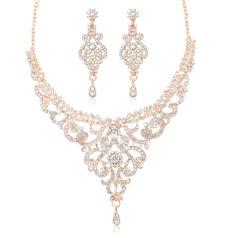 Set colier și cercei pentru femei, stil retro, lanț O, pandantiv din aliaj, electroplating, model stele/soare-lună/nori/kosmos