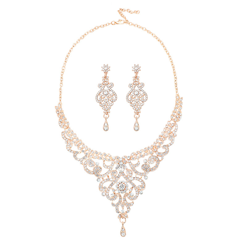 Set colier și cercei pentru femei, stil retro, lanț O, pandantiv din aliaj, electroplating, model stele/soare-lună/nori/kosmos