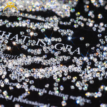 Κυκλικός Moissanite ελεύθερος λίθος για κολιέ, λείανση και γυάλισμα, προσαρμοστικό, διαύγεια VVS, Gao Deli