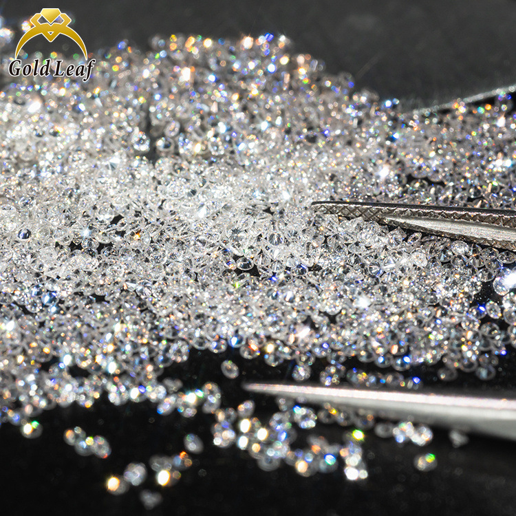 Κυκλικός Moissanite ελεύθερος λίθος για κολιέ, λείανση και γυάλισμα, προσαρμοστικό, διαύγεια VVS, Gao Deli