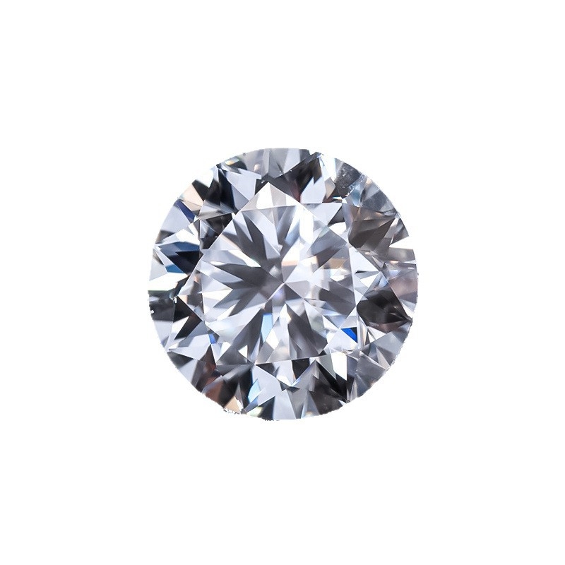 Κυκλικός Moissanite ελεύθερος λίθος για κολιέ, λείανση και γυάλισμα, προσαρμοστικό, διαύγεια VVS, Gao Deli