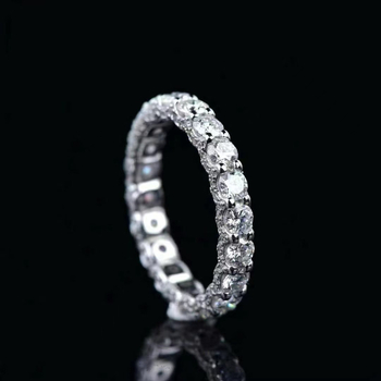 Inel din argint 925 cu montură de diamante, stil simplu, cod produs Msz4958305803