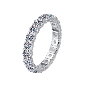 Inel din argint 925 cu montură de diamante, stil simplu, cod produs Msz4958305803