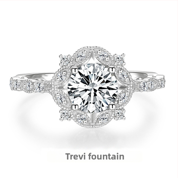 Inel din cupru Thousand Ornaments, stil geometric, electroplacare