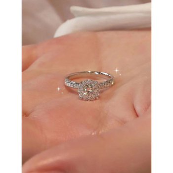  Gyűrű 925-ös ezüstből, Simon Pavilion, szív stílus, elektroplattázás