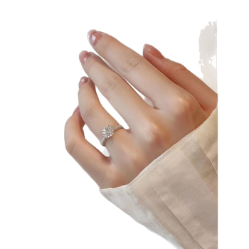  Gyűrű 925-ös ezüstből, Simon Pavilion, szív stílus, elektroplattázás