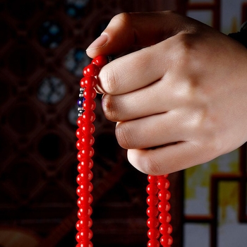 Tiibeti stiilis 108 helmiga budistlik palvekäevõru, kingitus uue kodu sissekolimise jaoks