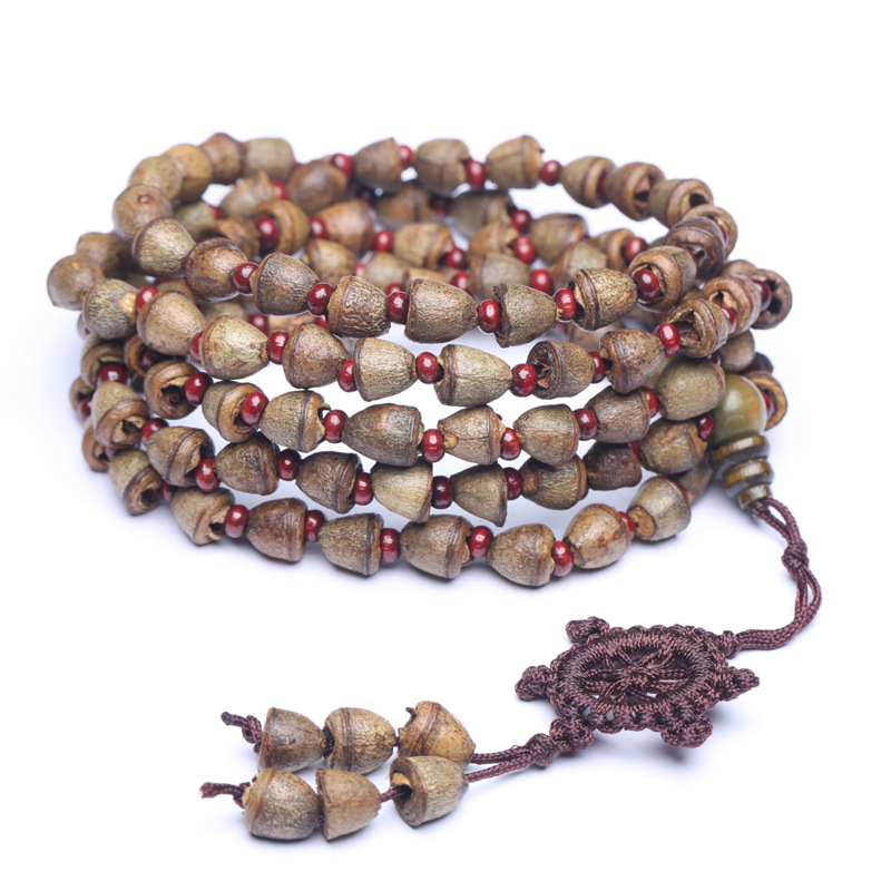 Bodhi palvekäevõru, 108 helmest, kaasaegne minimalistlik stiil, poleeritud pind