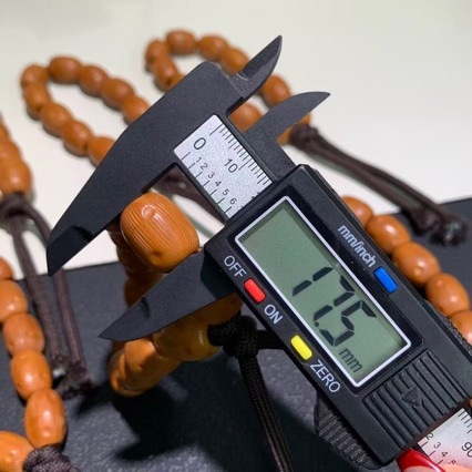 Brățară din sâmburi de măslin, unisex, stil chinezesc nou, gravură, 10 buc.