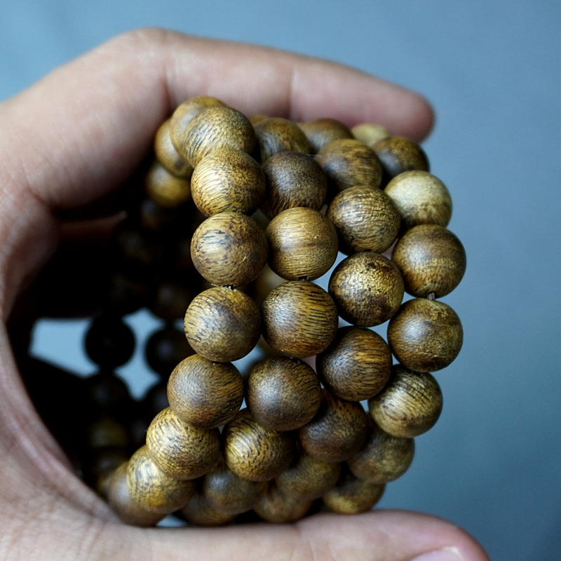 Гривна от Qinan agarwood, китайски стил, ръчна изработка и полиране, подходяща за бизнес подаръци, есен 2023