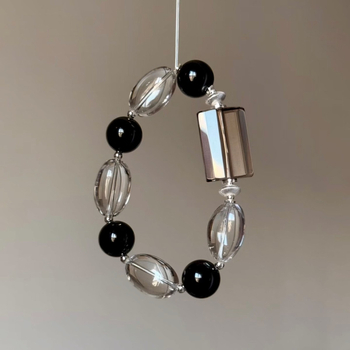 Brățară din cristal, realizată manual, stil retro, formă geometrică feminină, set de 14 bucăți