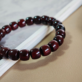 Unisex narukvica od Small Leaf Rosewood, geometrijski dizajn, polirana završna obrada, 12 komada