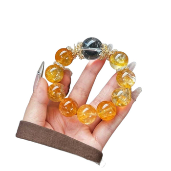 Brățară din cristal, stil modern minimalist, unisex, design geometric, finisare manuală lustruită, încrustație din aliaj cu pietre artificiale